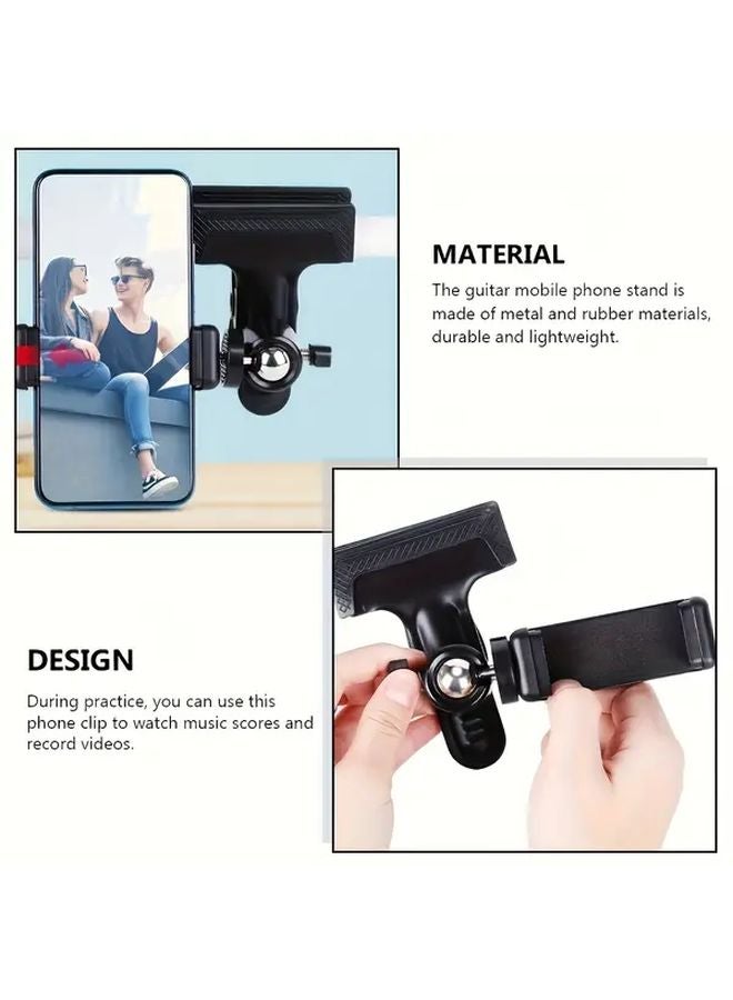 3 In 1 Heavy Duty Metal Rotation Desk Mount With Dali Clip Cloud Platform Mobile Phone Holder - Image 4