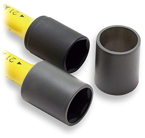 Ko-ken 14201M 1/2 Sq. Dr. Wheel Nut Socket 3 piece Set, 17-21mm, 6 point Thin Wall and Color Coded by Size - Image 2