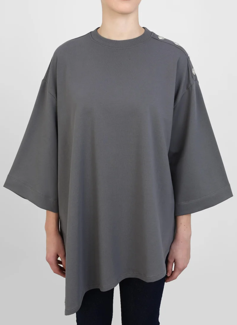 Refka by modanisa Anthracite - Tunic - Refka