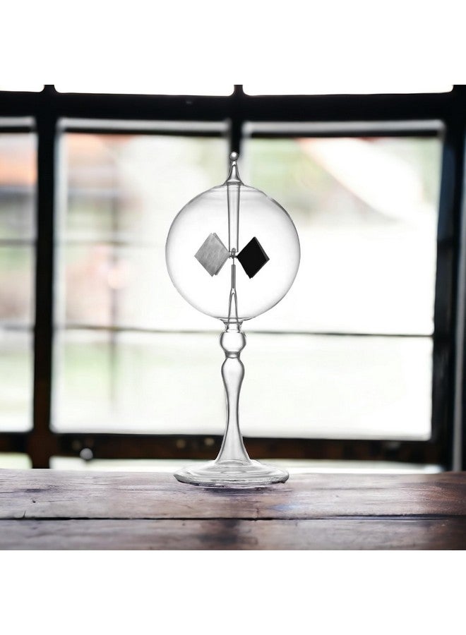 DORAMI Large Transparent Solar Power Crookes Radiometer Sun Light Energy Spinning Vanes Windmill Gift Home - Image 3