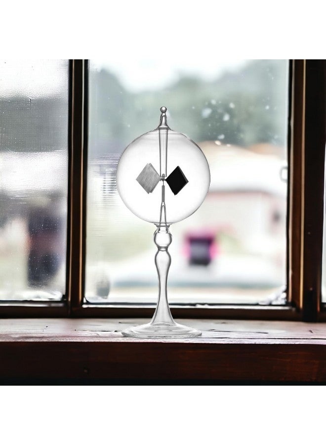 DORAMI Large Transparent Solar Power Crookes Radiometer Sun Light Energy Spinning Vanes Windmill Gift Home - Image 5