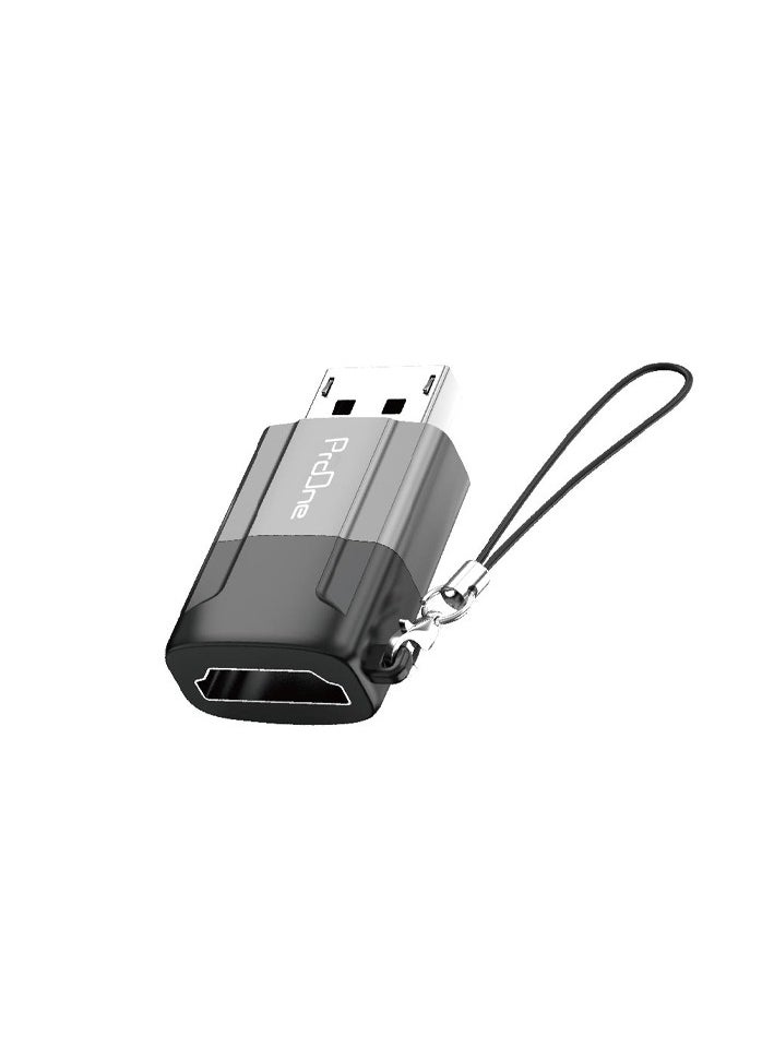 ProOne DisplayPort to DP to HDMI OTG Adapter, DP PC to HDTV Monitor Converter Video UHD 2K@120Hz,4K@30 DP to HDTV Male to Female Uni-Directional Adapter Compatible for Dell, Lenovo, HP,GPU, AMD