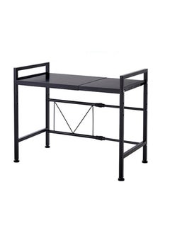 Yolu 2 Tier Microwave Shelf for Kitchen Counter, Height And Width Adjustable Microwave Oven Rack  - Image 2