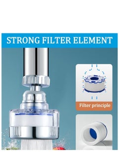 360° Rotating Faucet Water Filter – Sink Water Purifier for Kitchen & Bathroom – Tap Water Filtration System with Replaceable Filter Elements – Splash-Proof & Easy to Install - pzsku/ZDB3AC63124002D99A339Z/45/_/1740895878/700de127-8c0d-4958-a8a9-9c0451452e6b