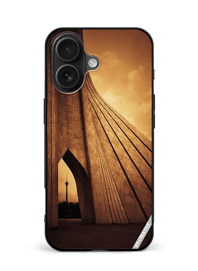 VR CREATIVE Protective Case Cover For Apple iPhone 16 Tehran Iran Design Multicolour