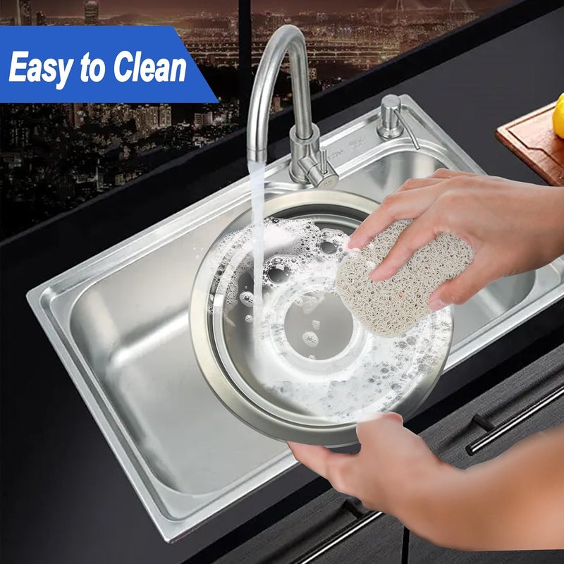 Bestong أواني تصريف الرطوبة من ماركة Chrome متوافقة مع أفران GE وHotpoint وKenmore الكهربائية – بديلة للموديل WB31T10010 وWB31T10011 (عبوة تحتوي على 4 قطع: 2 قطع بقياس 6 بوصات و2 قطع بقياس 8 بوصات). - Image 4