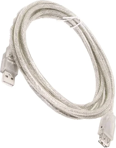 AYT Powermaster 50 cm Transparent USB Extension Cable