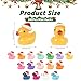 JIUZHU 160 PCS Mini Resin Ducks Wearing Santa Hats 16 Color Tiny Christmas Duck Figures for Dollhouse Fairy Garden Ornaments Xmas Goodie Bag Fillers Party Favors Supplies Classroom Prizes - Image 4