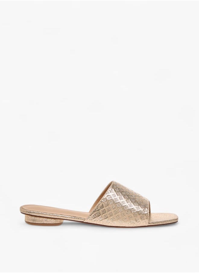 Flora Bella By Shoexpress Women Embellished Slip-On Flat Sandals  - Image 3