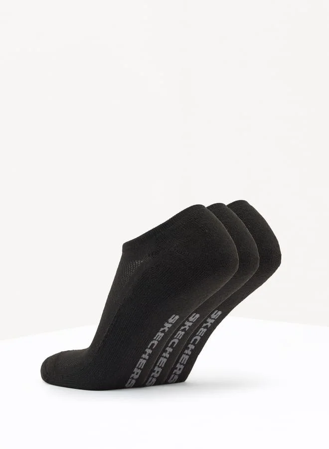 SKECHERS Men's Terry Invisible Sports Socks - S113887-001