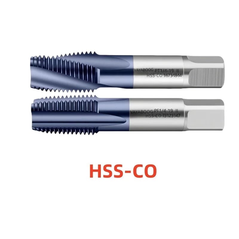 1PCS HSSE TICN-Coating Pipe Straight Groove Tap/Spiral Tap NPT NPS PS PT PF G RP RC1/8 1/4 3/4 1/16 3/4 1/2 1'' Pipe Thread Tap(NPT 3I4-14,1PCS_Spiral TAP) - Image 5