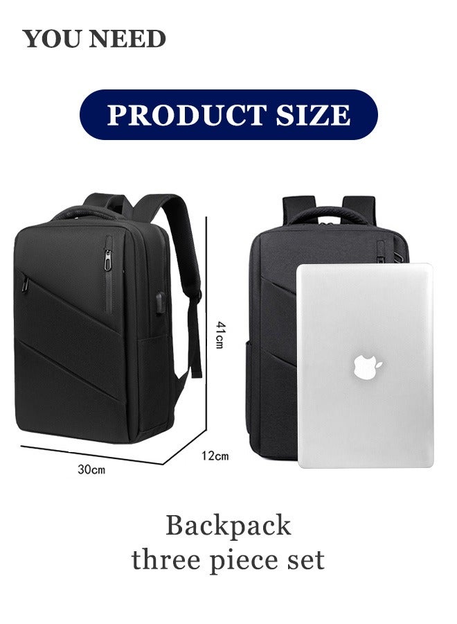 Laptop Backpack-Fits 15.6 Inch Laptop Travel Computer Bag,Business Anti Theft Backpack With Usb Charging Port  - Image 3