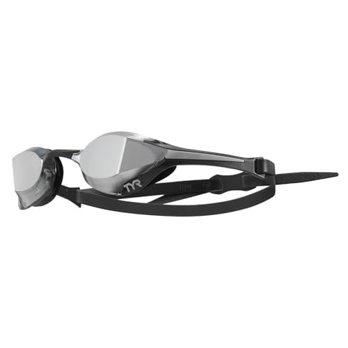 TYR Tracer-X Elite Racing Swim Goggles, Smoke/Black - Image 5