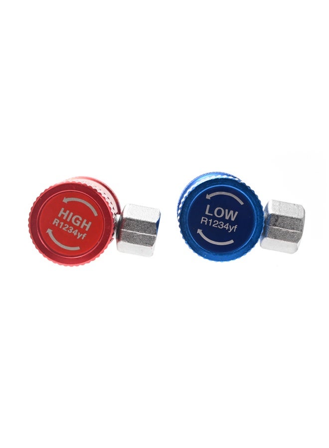 LAWAZIM R1234yf Car HVAC Quick Coupler - 1/4” Quick Connect Adapters, Adjustable High/Low Side, Manual Couplers Connector, Replacement for Automotive AC Air Conditioning Systems Recharging - Image 5