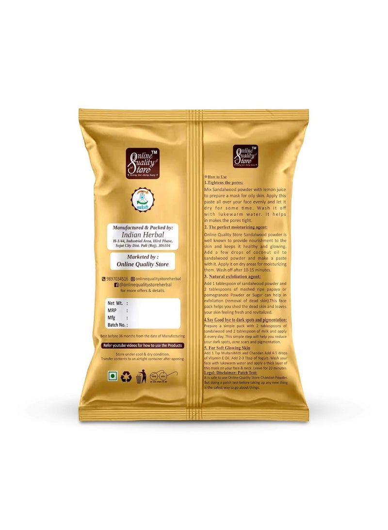 Online Quality Store chandan powder |Organic Sandalwood Powder |Chandan powder, face mask |Sandalwood Powder For Skin and body |chandan powder for puja |Chandan |chandan for pooja,face,facepack,pooja tilak,laddu gopal ,50g - Image 2