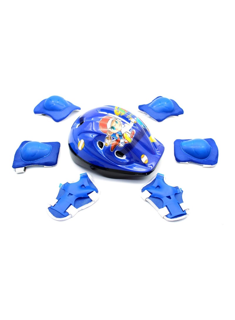 DubaiGallery Adjustable Size Breathable Kids Inline Roller Skates with Safety Gear Set Helmet Knee Elbow Wrist Pads Carry Bag Fun Outdoor Sports Activity for Children Boys and Girls Blade Wheel Skating Shoes  - Image 3