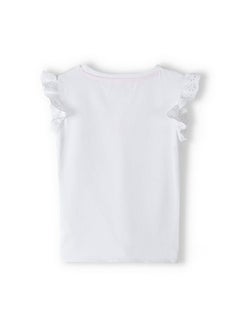 MINOTI Kids Girls Tie Front T-Shirt  - Image 3