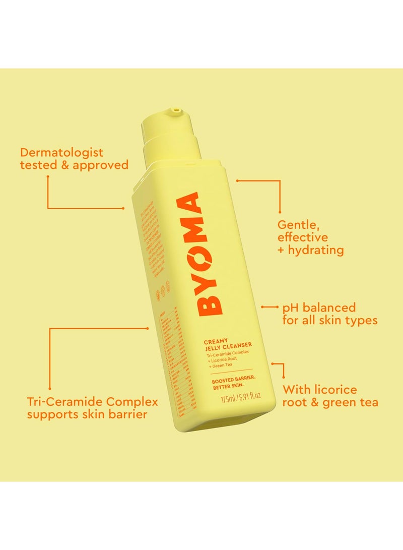 بيوما منظف ​​جيلي كريمي مرطب للوجه لإصلاح حاجز البشرة 5.91 أونصة سائلة - Image 3