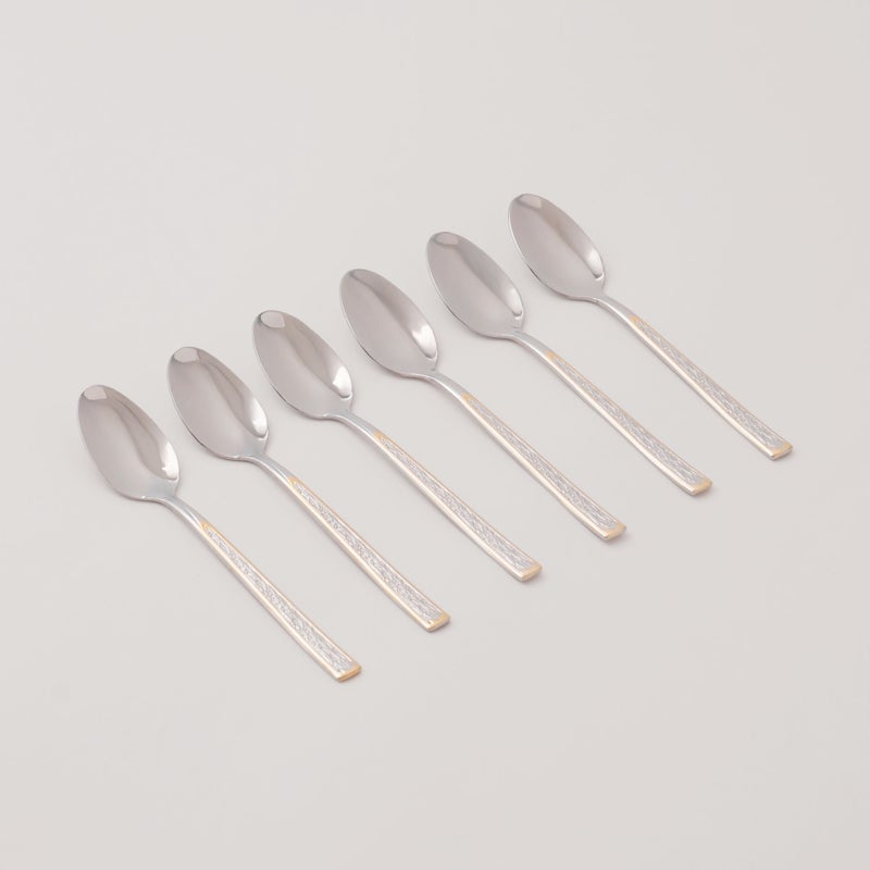 Pentola stainless steel tea spoon set 6pcs with mirror polish 2.5mm - Image 1