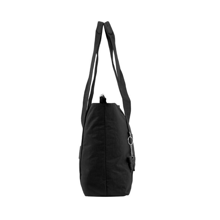 CAPRICE COLLECTION Unisex Large Shoulder Bag – Black, Water-Resistant Nylon, 15.7L Capacity - Image 4