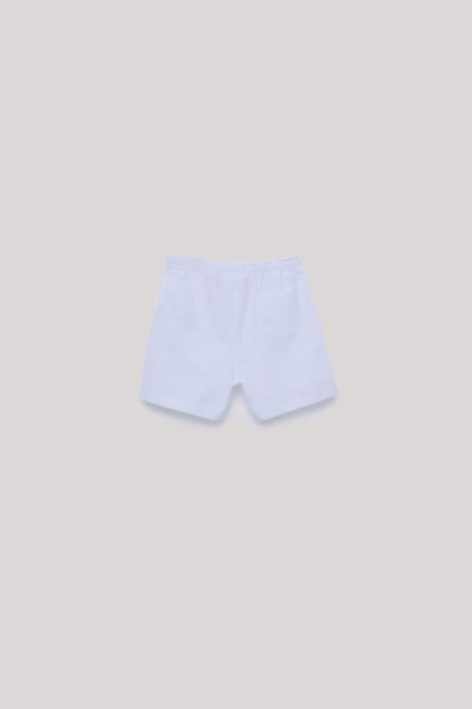 GB Baby Baby Boy White Shorts  - Image 2