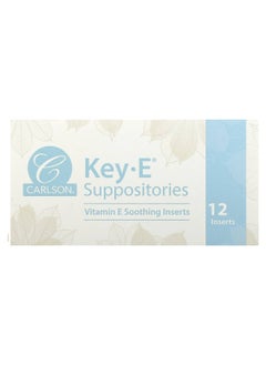 Carlson Carlson, Key-E Suppositories, 12 Inserts  - Image 1