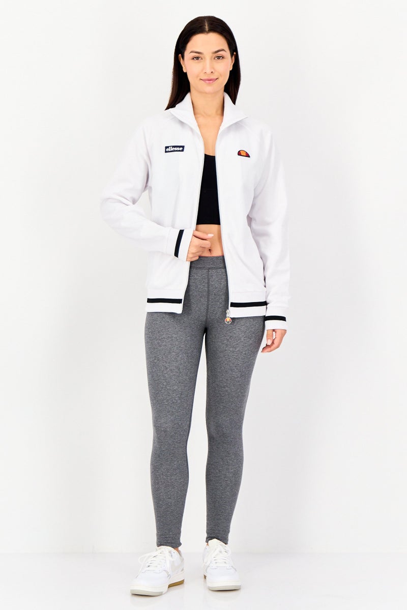 Ellesse Women Sportswear Fit Long Sleeve Outdoor Jackets, White - Image 3
