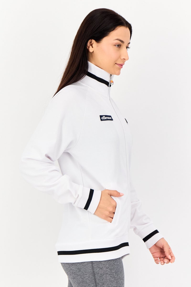 Ellesse Women Sportswear Fit Long Sleeve Outdoor Jackets, White - Image 4