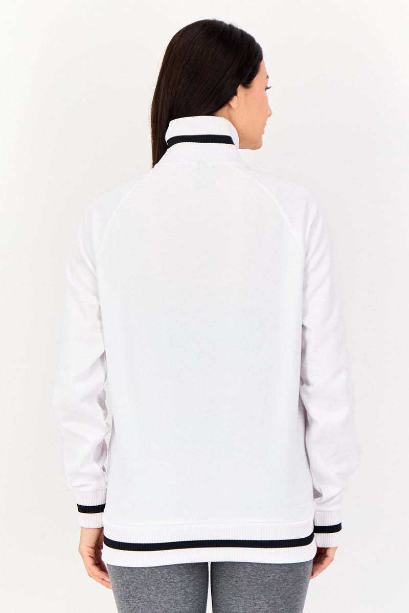 Ellesse Women Sportswear Fit Long Sleeve Outdoor Jackets, White - Image 2