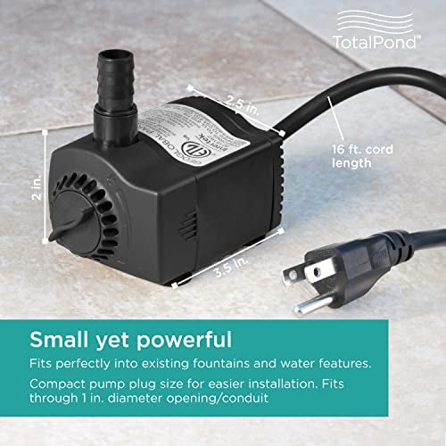 TotalPond 170 GPH Low Water Shut-Off Fountain Pump - Image 2