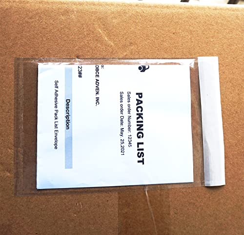 BEUYI Premium 4.7''x7.5'' Packing List Envelope, Tailored Size for 4x6'' Shipping Labels,Self Adhesive Shipping Label Pouch/Sleeve (50 pack) - Image 2
