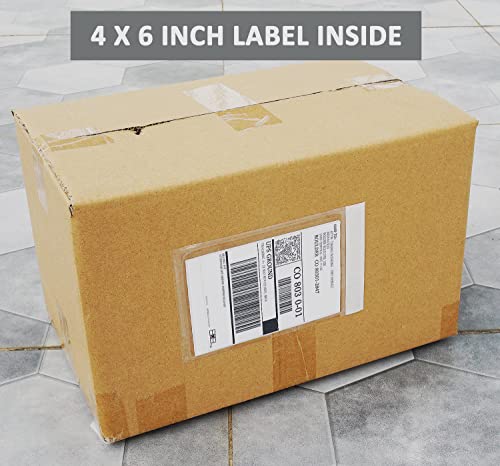 BEUYI Premium 4.7''x7.5'' Packing List Envelope, Tailored Size for 4x6'' Shipping Labels,Self Adhesive Shipping Label Pouch/Sleeve (50 pack) - Image 4