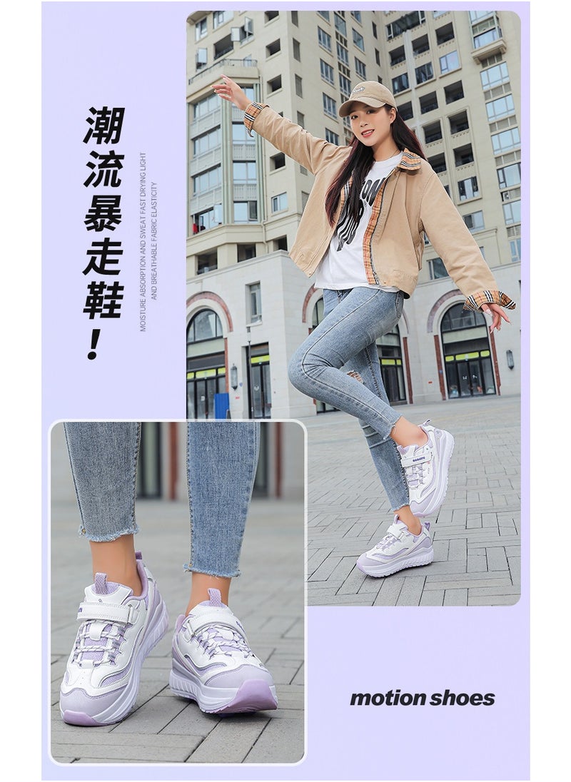 NIBEMINENT Kids Roller Skates Shoes 4 Wheels Roller Shoes Boys Girls Wheel Shoes Roller Sneakers Shoes for Beginner More Balanced  - Image 2