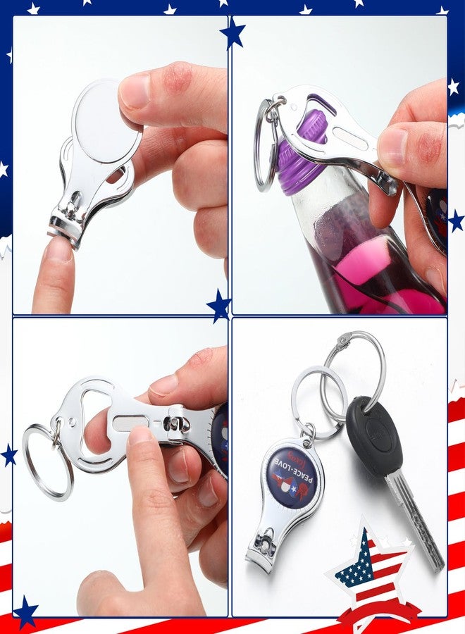 Leriton 12 Sets Texas Souvenirs Gifts Texas Multi Function Bottle Opener Nail Clipper Keychain Christmas Souvenir Gifts for Traveler Men Women Party Supplies - Image 4