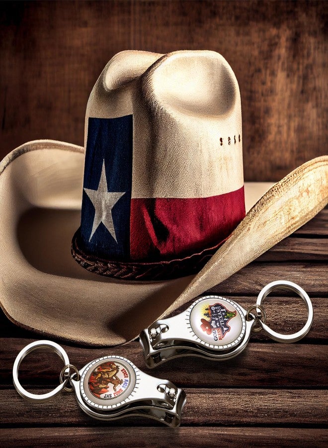 Leriton 12 Sets Texas Souvenirs Gifts Texas Multi Function Bottle Opener Nail Clipper Keychain Christmas Souvenir Gifts for Traveler Men Women Party Supplies - Image 5