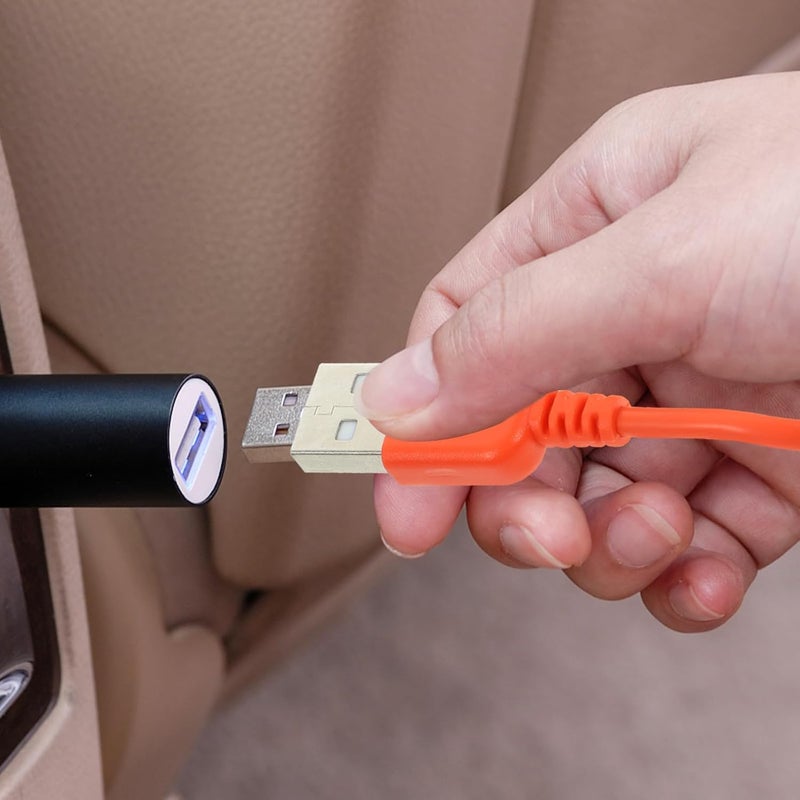 Orange Creative Dog Design USB C Charging Cable Stress Relief Phone Charger Cord - Image 5