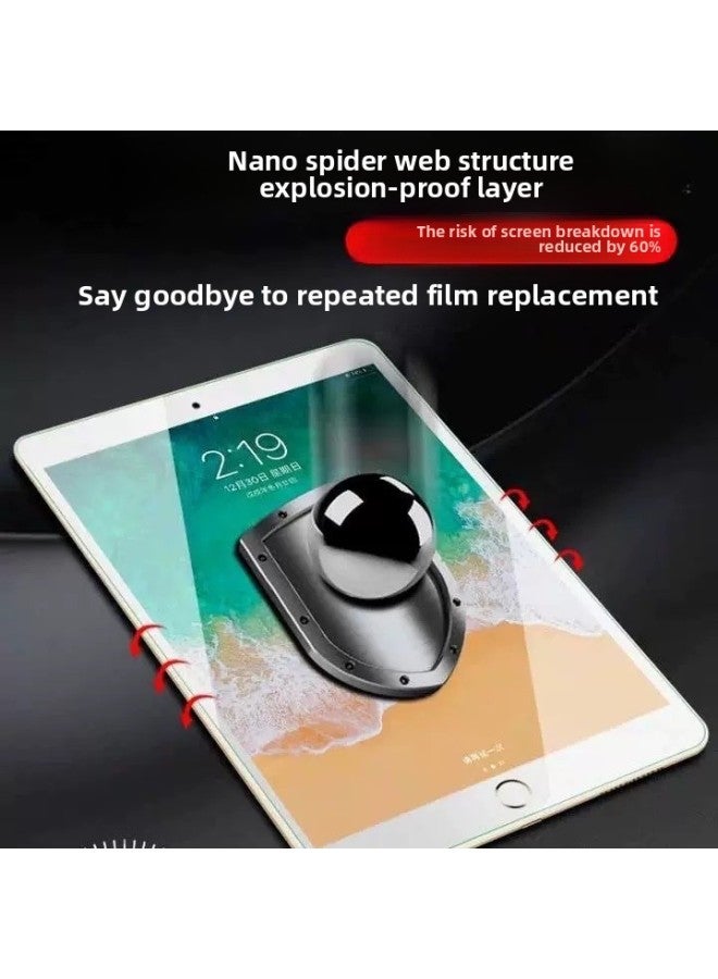 Suitable For Ipad10 Tempered Film Air5 Flat Pro11 Inch HD Film Air4 Full Screen Mini6 For Apple A16-Color:Curved Edge High-definition Tempered Film (packaging + Film)-Size:Ipad Air7/air6 13inch (202 - Image 5