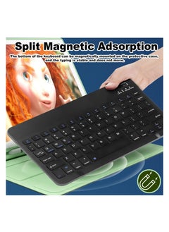Aookay Arabic & English Bluetooth Keyboard and Mouse Combo, Ultra Slim Rechargeable Portable Wireless Keyboard Mouse Set Compact for Android Windows Tablet iPad Computer Desktop PC Laptop (Black)  - Image 5