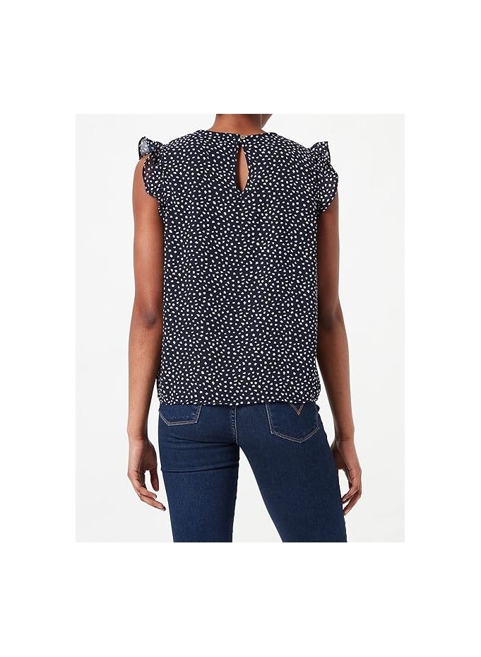 ONLY Women's Ann Star Sleeveless Frill Top - Image 2