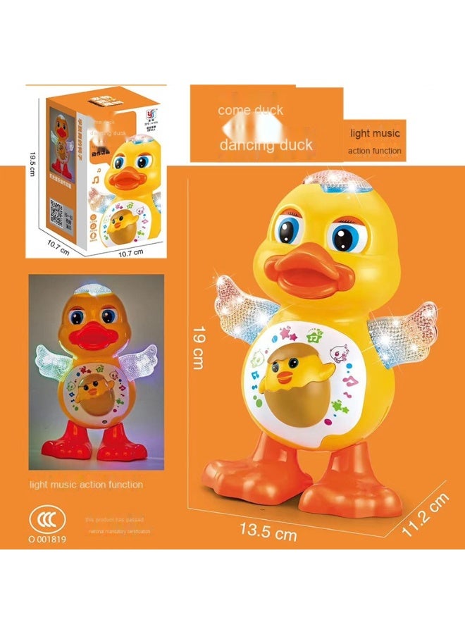 Cute Cartoon Electric Dancing Yellow Duck - Singing and Dancing Toy for Kids