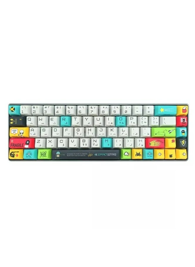 k Gaming - 3 in1Bundle(Gaming Keyboard with Blue Switches,Gaming Mouse& Gaming Mousepad) K Gaming - Image 1