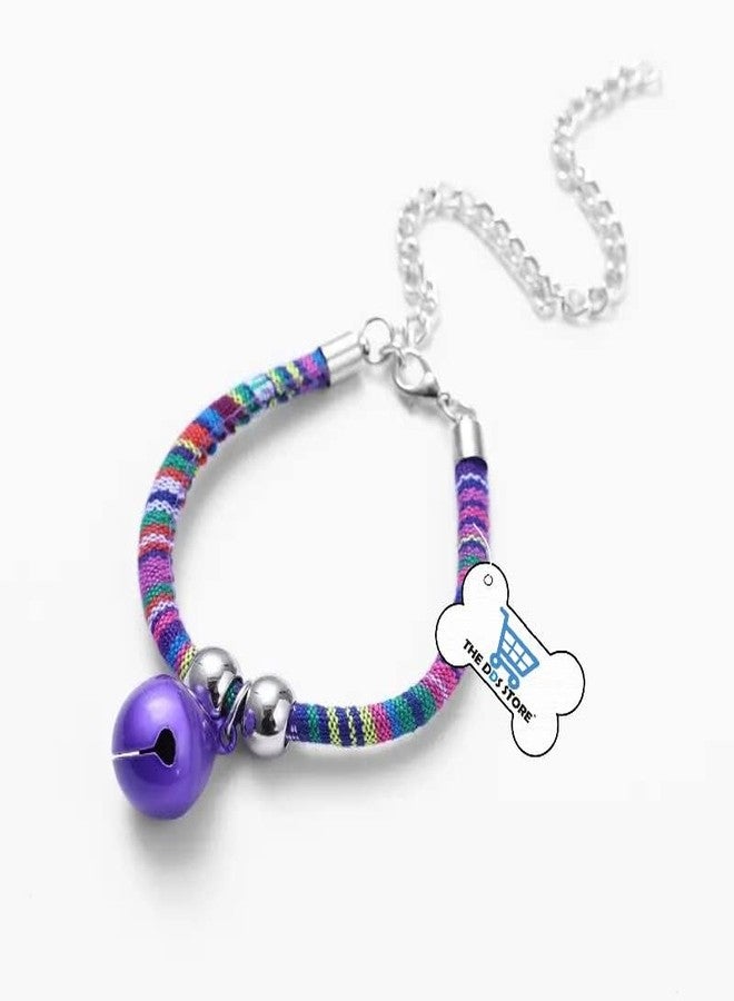 THE DDS STORE Pet Collar, 1 Pc Japanese Style Cat Collar Nylon Necklace Adjustable Kitty Necktie with Bell Extension Chain Cat Grooming Accessories for Wedding Party Birthdays Photoshot (Color May Vary) - Image 5