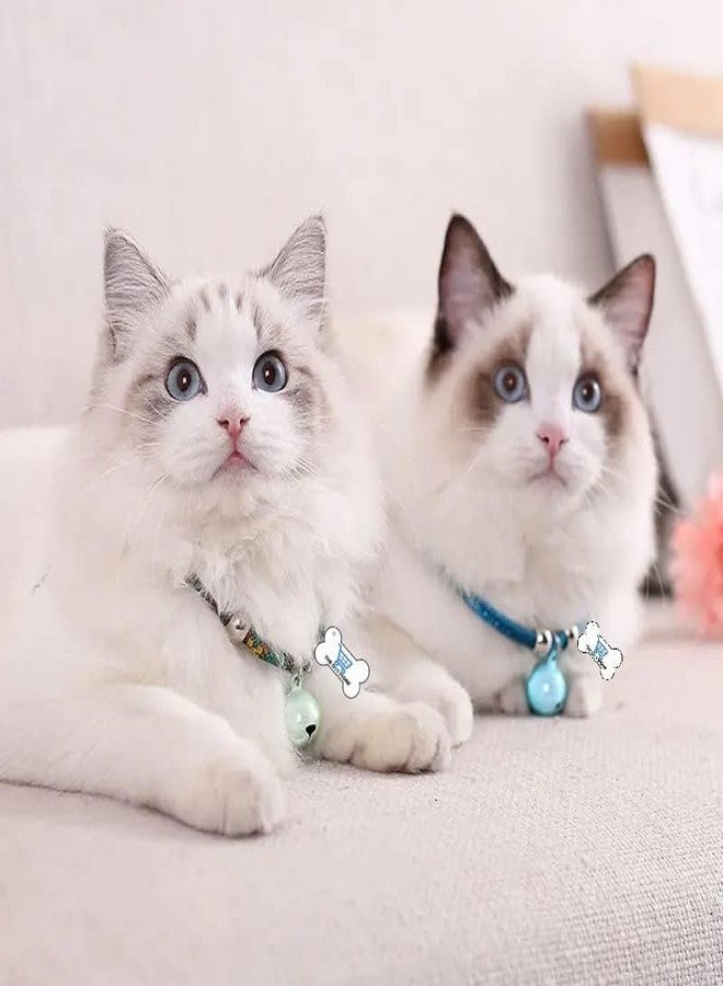 THE DDS STORE Pet Collar, 1 Pc Japanese Style Cat Collar Nylon Necklace Adjustable Kitty Necktie with Bell Extension Chain Cat Grooming Accessories for Wedding Party Birthdays Photoshot (Color May Vary) - Image 3