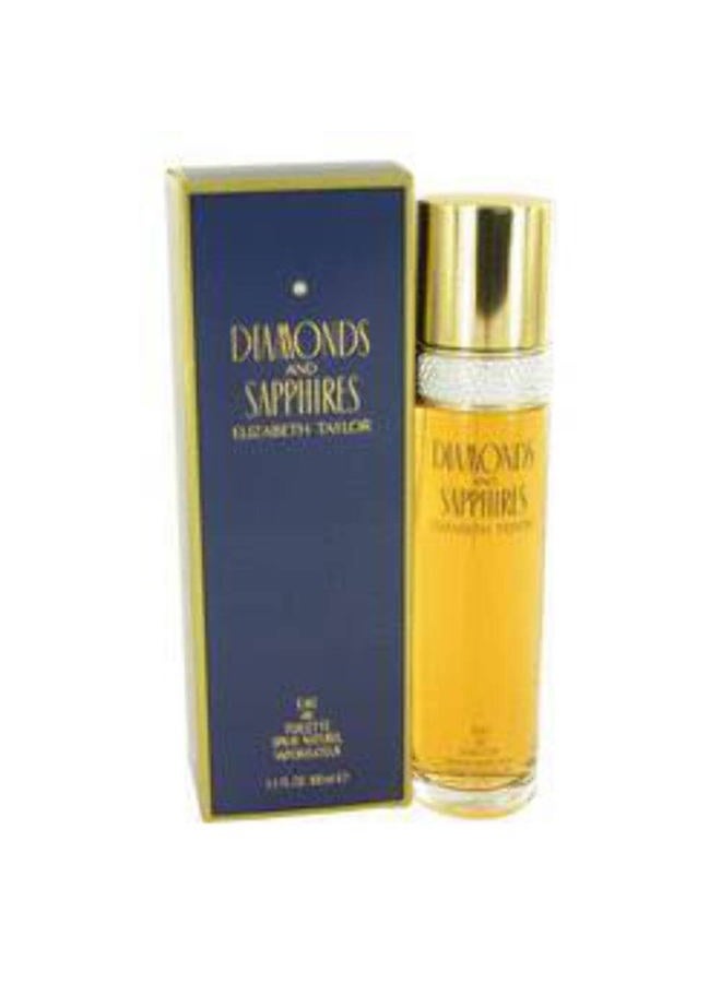 Elizabeth Taylor Diamonds & Sapphires by Elizabeth Taylor Eau De Toilette Spray 3.3 OZ - Image 2