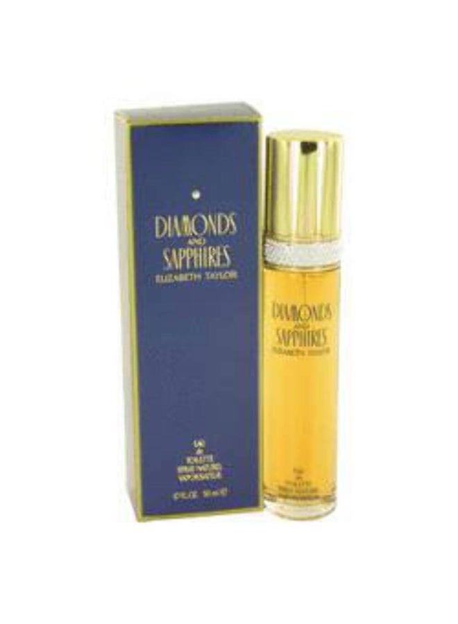 Elizabeth Taylor Diamonds & Sapphires by Elizabeth Taylor Eau De Toilette Spray 3.3 OZ - Image 1