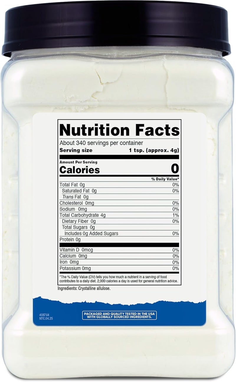 Nutricost Allulose Sweetener - 3 LB Zero Calorie Sugar Alternative - Image 3