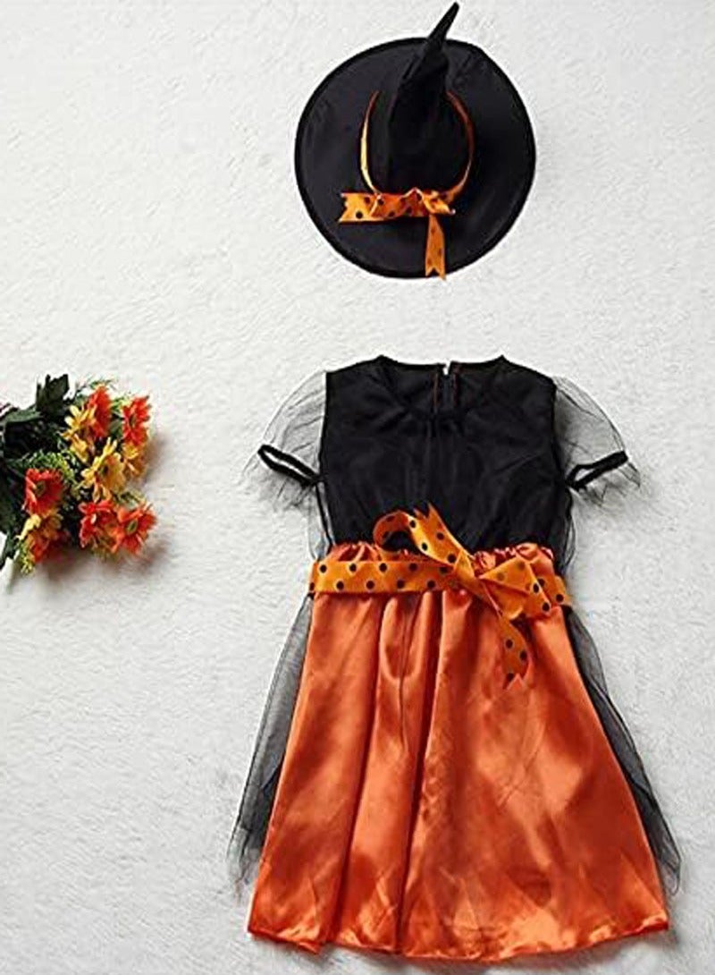 Beauenty Children's Costume Girls Costume Witch Cloak Elf Magic Skirt Children's Cos costume  - Image 3