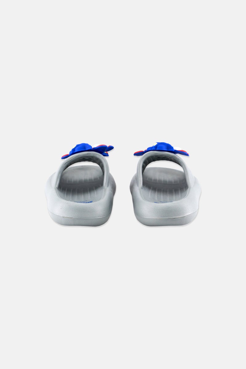 SONIC Toddlers Boy Super Sonic Slip On Slippers, Grey  - Image 4