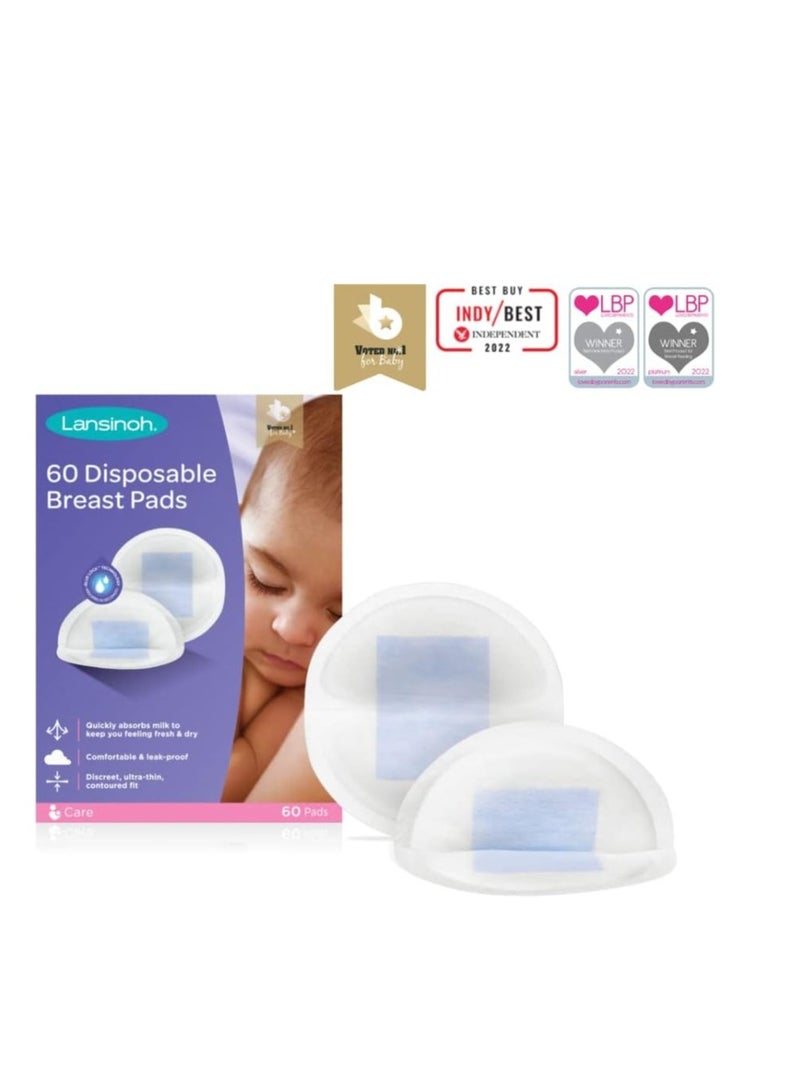 Lansinoh Disposable Nursing Pads, Pack Of 60 - Image 2