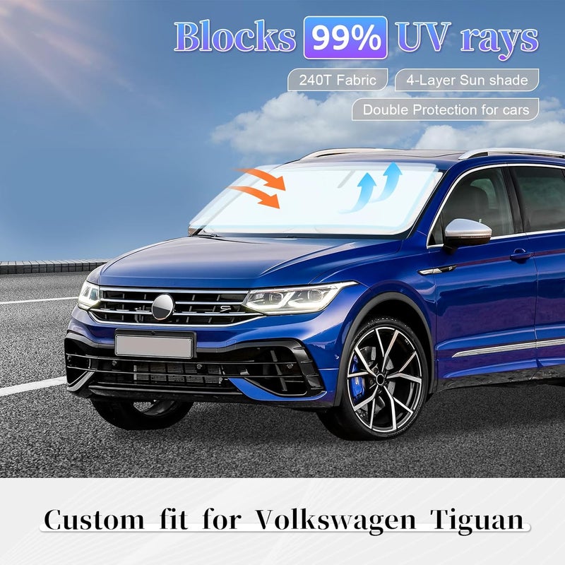ZOIBV Sun Shade for Volkswagen Tiguan 2018-2023 - Image 2
